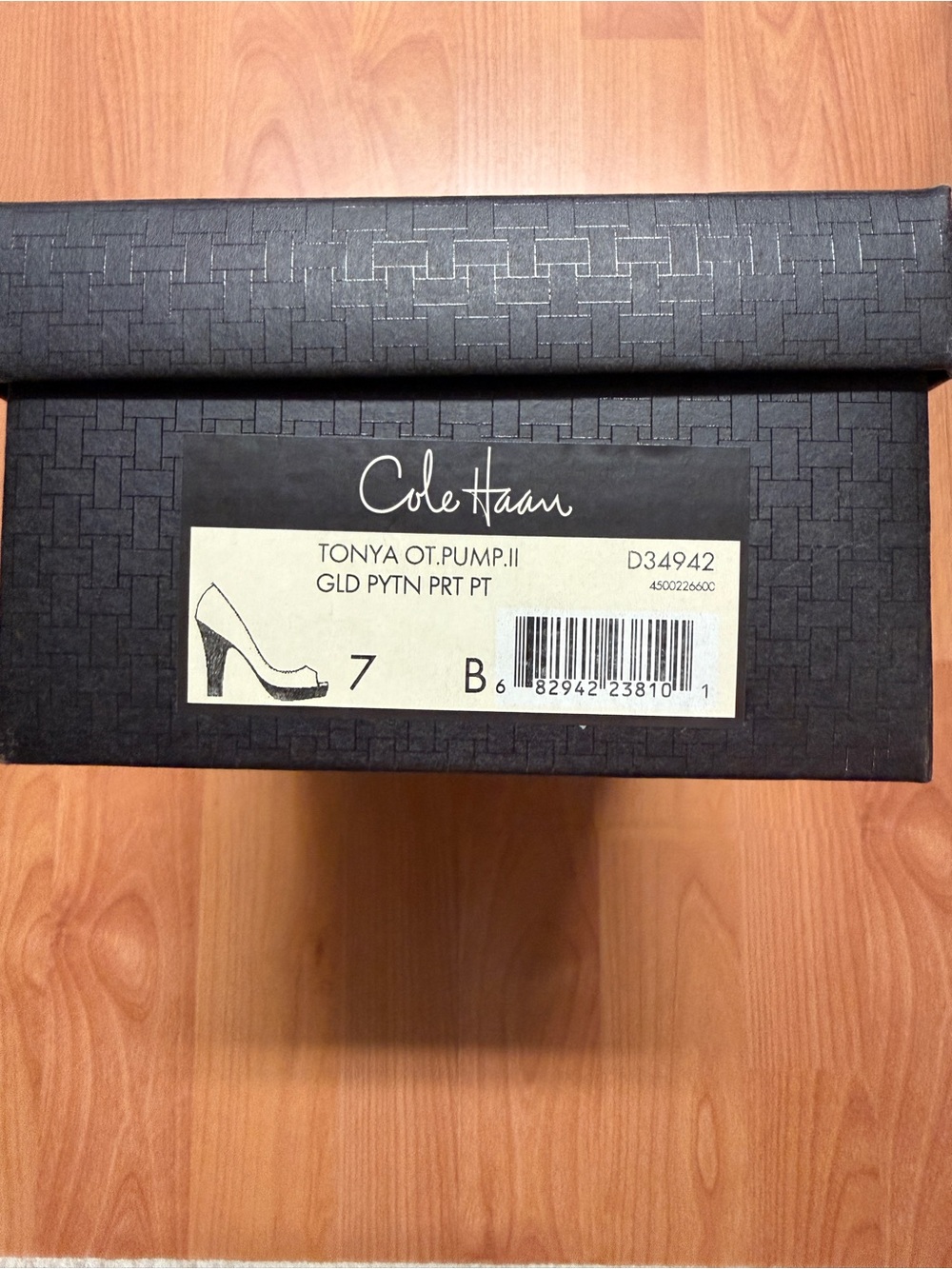 Cole Haan Gold Python Print Tonya Pump - Women